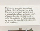 The Turf Peat Incense Co Irish Turf Peat Refills Box