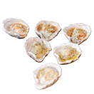 Loftin Oysters Loftin Oysters Ceramic Reusable Chargrilling Oyster Shell, Set of 12. Great for Seafood of all Kinds. Made in the USA.