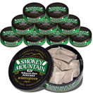 Smokey Mountain Pouches - Wintergreen - 10-Can Box - Nicotine-Free and Tobacco-Free Herbal Snuff - Great Tasting & Refreshing Chewing Tobacco Alternative
