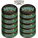 Smokey Mountain Wintergreen Snuff, 10 Cans, no Tobacco and no Nicotine, Refreshing Herbal and Smokeless Chew Alternative