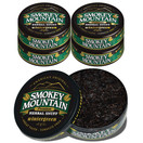 Smokey Mountain Wintergreen Snuff, 5 Cans, no Tobacco and no Nicotine, Refreshing Herbal and Smokeless Chew Alternative