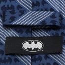 DC Comics Batman Pinstripe Navy Tie, Officially Licensed