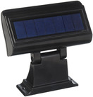 Whitehall Products Standard Wall Illuminator Solar Address Lamp, Black