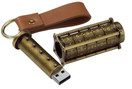 Cryptex USB Flash Drive 32 GB, USB 3.0, Antique Gold