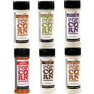 Gourmet Popcorn Seasoning Variety Pack, All Natural (6 Flavors) - Dill Pickle, White Cheddar, Kettle Corn, Caramel, Sriracha, Cracked Pepper Asiago
