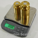 500 gram x 0.1 gram / 1.1 LB mid resolution digital bench balance scale 6x7 inch platform Gun Powder Gold Jewelry