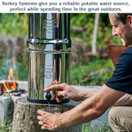 Berkey BK4X2-BB Big Berkey Stainless Steel Water Filtration System with 2 Black Filter Elements