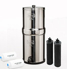 Big Berkey BK4X2 Countertop Water Filter System with 2 Black Berkey Elements and 2 Fluoride Filters