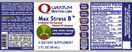 Quantum Max Stress B - Probiotic-Fermented Vitamin B Formula for Dynamic Liver, Energy, Brain and Mood Support