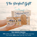 Tea Drops Instant Organic Pressed Teas - Large Herbal Tea Sampler Assortment Box - Dissolves in your Cup Eliminating the Need for Teabags and Sweetener Packets - Loose Leaf Tea without the Fuss