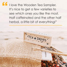 Tea Drops Instant Organic Pressed Teas - Large Herbal Tea Sampler Assortment Box - Dissolves in your Cup Eliminating the Need for Teabags and Sweetener Packets - Loose Leaf Tea without the Fuss