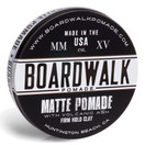 Boardwalk Matte Pomade 4.5oz Firm Hold Clay, Strong Hold - Matte Finish. Water-Based/Soluble, Made with Volcanic Ash and Aloe-Vera, Vegan & Paraben-Free.