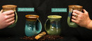 Clay in Motion Handwarmer Mug - Mystic Waters - Right Handed