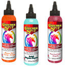 Unicorn SPiT Gel Stain & Glaze Paint in One - CaLyPso Set: --Phoenix Fire, Pixie Punk Pink, Zia Teal - 4 oz size--