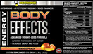 Body Effects - Power Performance Products Body Effects Pre Workout Supplement - the Ultimate Weight Loss, Fat Burning, Energy Boosting, Appetite Suppressing, Mood Enhancing and Muscle-Defining Supplement - Mango Peach 570 grams (1lbs. 4.1oz)