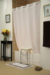 Simplicity Transfer Bench Shower Curtain(Color=Beige)