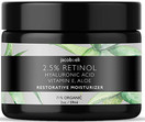 Rich Retinol Cream - Top Influencer - Organic & Vegan - Luxury Quality Moisturizer for Face & Eye Packed with Organic Retinol, Vitamin E, Jojoba Oil, Hyaluronic Acid, Shea Butter, Organic Aloe & More.