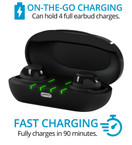 Nuheara IQbuds Boost Intelligent Wireless Earbuds Hearing Amplifiers - Bluetooth, Must Be Used with App for iOS, Android