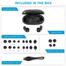 Nuheara IQbuds Boost Intelligent Wireless Earbuds Hearing Amplifiers - Bluetooth, Must Be Used with App for iOS, Android