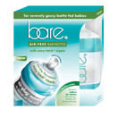 Baby Bottles - Bare Air-Free Feeding System - Easy Latch Nipple - Best For Bottle-Fed Babies  Twin Pack of 4 oz. Bottles