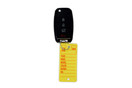 Poly Key Tag, Yellow, 250 per Box with Rings and Pens