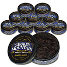 Smokey Mountain Herbal Snuff - Arctic Mint - 10-Can Box - Nicotine-Free and Tobacco-Free - Herbal Snuff - Great Tasting & Refreshing Chewing Tobacco Alternative