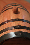 American Oak Barrel with Black Hoops -1 Liter or .26 Gallon