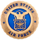 Unique Decorative Custom Laser Crafted Three Dimensional Wooden Wall Plaque - Armed Forces Air Force