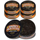 Smokey Mountain Herbal Snuff - Peach - 5 Cans - Nicotine-Free and Tobacco-Free - Herbal Snuff - Great Tasting & Refreshing Chewing Tobacco Alternative