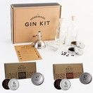 The Homemade Gin Kit Cocktail with Original Blend, Smoky Blend Gin Kit Refill and Spicy Blend Gin Kit Refill - Enough to Make 6 Batches - Also Includes 2 Gin Bottles, Gin Strainer, and Gin Funnel