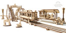 UGears Mechanical Town Series Tram Line mechanical wooden model KIT 3D puzzle Assembly