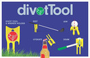 Birdicorn The 6-in-1 Golf Divot Tool Graphite