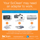 SoClean 2 CPAP Cleaner & Sanitizer (With 3 Adapters Included)