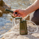 Survivor Filter PRO – Virus and Heavy Metal Tested 0.01 Micron Water Filter for Camping, Hiking and Emergency. 3 Stages - 2 Cleanable 100,000L Membranes and a Carbon Filter for Family Preparedness.