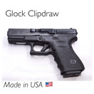 The Original Clipdraw for Glocks Part #GS fits models: 17, 19, 22, 23, 24, 25, 26, 27, 28, 30S, 31, 32, 33, 34, 35, 36