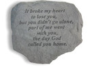 Stepping Stone- It broke my heart
