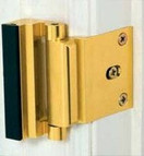 The Door Guardian Door Reinforecment Lock - Brass