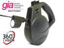 Walk Whiz Follow Me Light Leash Black Lg