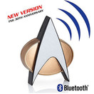 Star Trek Next Generation Bluetooth Communicator Badge - TNG Combadge with Chirp Sound Effects Microphone & Speaker - Enterprise Memorabilia, Gifts, Collectibles, Gadgets & Toys for Star Trek Fans Star Trek Next Generation Bluetooth Communicator Badge - TNG Combadge with Chirp Sound Effects Microphone & Speaker - Enterprise Memorabilia, Gifts, Collectibles, Gadgets & Toys for Star Trek Fans