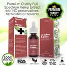 500 mg Full Spectrum Hemp Extract Oil blended with Organic Rosemary and Marjoram