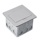 Lew Electric PUFP-CT-SS-2USB Countertop Box, Pop Up w/15A & Single Power/2 USB Receptacle - Stainless Steel