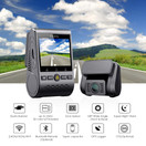 VIOFO Dual Dash Cam A129 Full HD Front and Rear Camera with GPS Wi-Fi, Design 2.0 LCD Display 140 Wide, Parking mode, Super Capacitor, Motion Detector