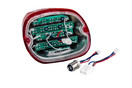 FL Red OZ-USA LED Tail Brake Light Harley Touring Electra FLTR Road King Glide FLHTCU I-
