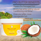 Fro Butter Emu Oil Hair Growth Treatment | Shea Butter, Virgin Cocon...st Hair Restoration, Split Ends, Damaged & Brittle Hair, Men & Women