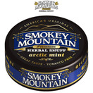 Smokey Mountain Herbal Snuff - Arctic Mint - 1-Can - Nicotine-Free and Tobacco-Free - Herbal Snuff - Great Tasting & Refreshing Chewing Tobacco Alternative