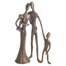   Danya B Family of Four Cast Bronze Sculpture