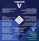    Vogmask Cobalt N99 CV (Medium 51-130 lbs/23-58 kg)