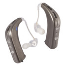   Sound World Solutions - Sidekick - Bluetooth Wireless Personal Sound Amplifier (Two Ear Bundle, White Gold Metallic)