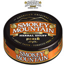 Smokey Mountain Herbal Snuff - Peach - 1-Can - Nicotine-Free and Tobacco-Free - Herbal Snuff - Great Tasting & Refreshing Chewing Tobacco Alternative
