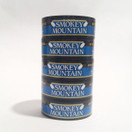 Smokey Mountain Snuff, 5 Cans - Arctic Mint POUCH - Tobacco Free, Nicotine Free - 20 pouches per can